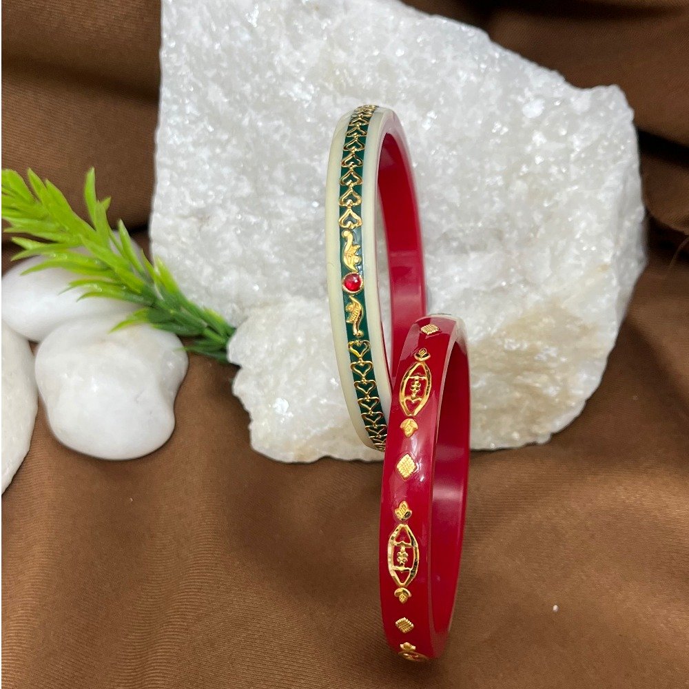 Gold delite design lagan chudi 